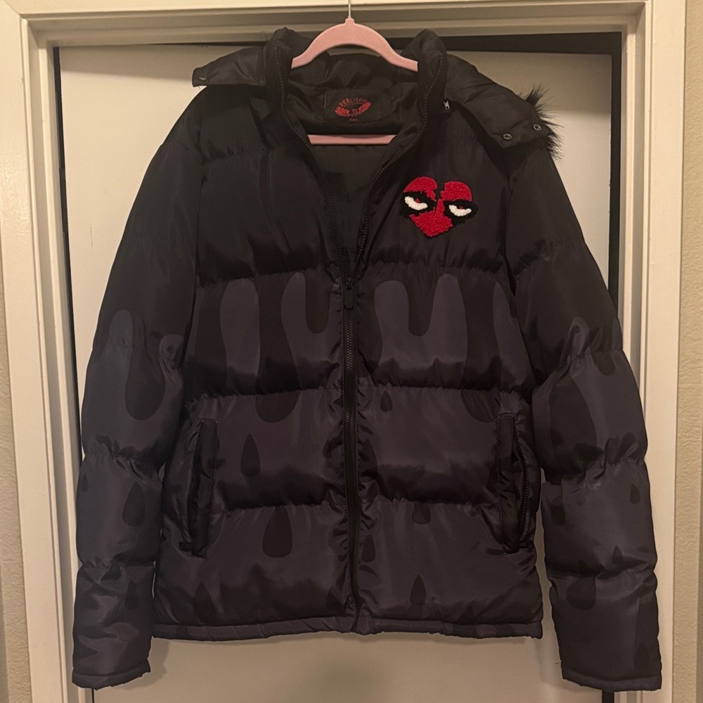 Stylish Black Jacket with Embroidered Detail